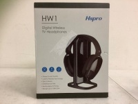 Hspro Digital Wireless TV Headphones, Untested, Missing Cord, E-Commerce Return