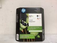 HP 67XL 2 Pack Ink Cartridges, Appears New