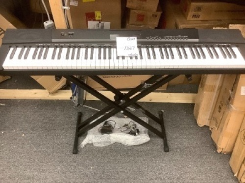 88-Key Digital Piano Set w/ Semi-Weighted Keys, Stand, Sustain Pedal
