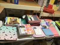 Lot of Various School Supplies (See Pics). Folders, Binders, Notebooks, Pencils, Journals, Pencil Pouches, Index Dividers, Etc.&nbsp;