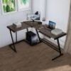 Odema L-Shaped Reversible Computer Workstation Gaming Desk&nbsp;