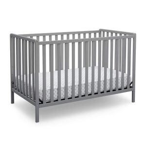 Delta Children Heartland 4-in-1 Convertible Crib, Grey