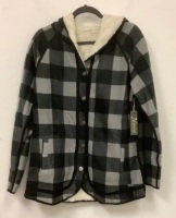 Natural Reflections Womens Reversible Fleece Jacket, M, Appears New