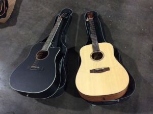 Lot of (2) Donner Acoustic Guitars, Right Hand 