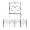Gray Bunny Landscaping Floral Fence. 17" x 13". Appears New&nbsp;