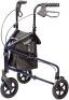 Carex Health Brands Foldable Rollator Walker with Three Wheels, Height Adjustable Handles