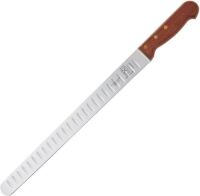 Mercer Culinary Praxis Granton Edge Slicer with Rosewood Handle, 14 Inch