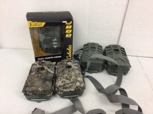 Lot of (5) Assorted Trail Cams, E-Comm Return