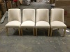 Lot of (4) New Pier1Corinne Linen Dining Chairs.