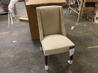 Lot of (1) New Pier1 River Slub Linen Dining Chair