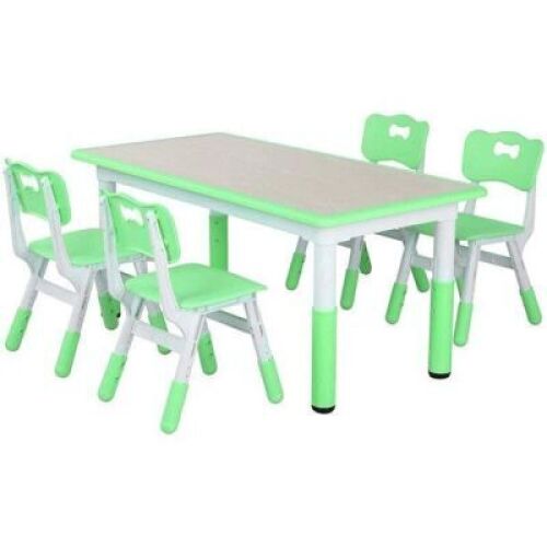 LazyBuddy Adjustable Kids Table and 4 Chairs Set&nbsp;