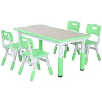 LazyBuddy Adjustable Kids Table and 4 Chairs Set&nbsp;