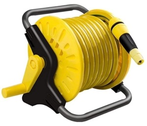 uomio Retractable Garden Hose Reel 1/2" x 50 ft, E-Comm Return