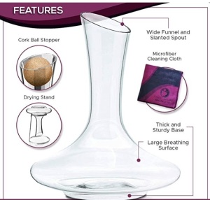 Wine Decanter, Appears New