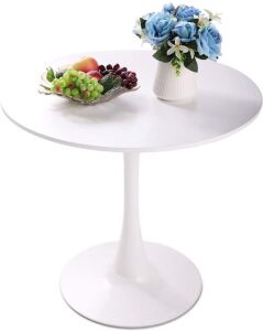 White Tulip Pedestal Table 