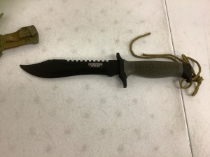 12" Survival Bowie Hunting Knife, Appears New