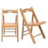 Bamboo Folding Chairs, Set of 2&nbsp;