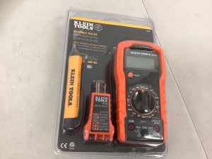 Klein Tools Electrical Test Kit, Powers Up, Appears New