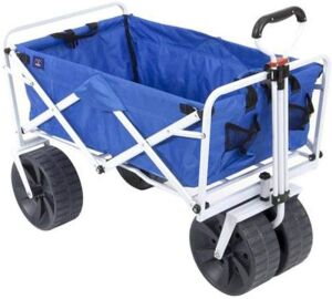 MacSports Heavy Duty Collapsible Folding All Terrain Utility Beach Wagon Cart