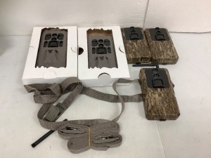 Lot of (5) Trail Cameras, Untested, E-Commerce Return