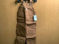 Carhartt Boys Brown Bibs, 3T, Appears New