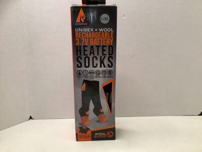 Action Heat Unisex Rechargeable Heated Socks, L/XL, Appears New