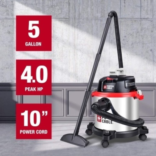 Porter-Cable 5 Gallon Wet Dry Vacuum. Appears New