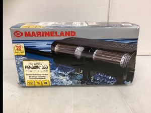 Marineland Bio Wheel Penguin 350 Power Filter, Powers up, E-Commerce Return