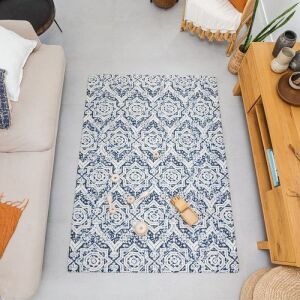 Berry Lane Persian Trellis Dusty Blue/Gray Large Lux Playmat 