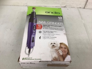 Andis Dog Nail Grinder, Powers Up, E-Commerce Return