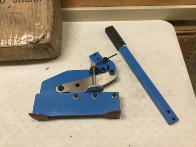 8" Sheet Metal Shear. Bench Mount. Like New E-Commerce Return