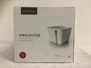 Vacuvita Premium Vacuum Containers, Appears New