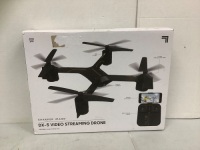 Sharper Image DX-5 Video Streaming Drone, Untested, E-Commerce Return
