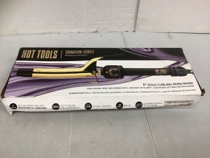 Hot Tools 1" Curling Iron, Powers up, E-Commerce Return