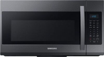 Samsung 1.9 cu. ft. Over-the-Range Microwave with Sensor Cooking in Black Stainless Steel