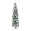 7.5'&nbsp;Snow Flocked Artificial Pencil Christmas Tree w/ Stand&nbsp;