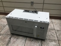 Above Range/Hood Microwave. Untested. Appears to Have Only Minor Cosmetic Damage/Dent.&nbsp;