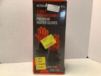 Action Heat 5 Volt Rechargeable Premium Heated Gloves, Women's Medium, Appears New
