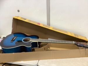 Acoustic Electric Bass Guitar w/ Equalizer, Truss Rod