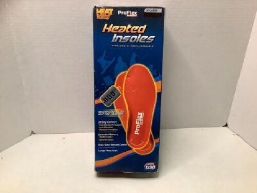 Heat Factory, Heated Insoles, XLarge, Appears New