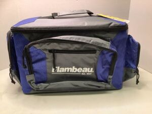 Flambeau Outdoors Soft Tackle Box with 4 Tuff Tainers, Appears New