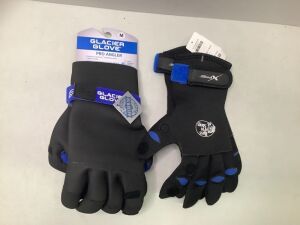 Lot of (2) Glove Sets, Glacier Glove, Pro Angler, Medium, XPS Gloves, Size Unknown,  Appears New