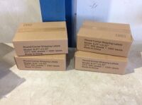 Lot of (4) Cases of Round Corner Shipping Labels, 8.27" x 5.32", 500 Sheets = 1000 Labels
