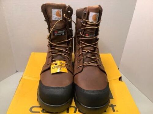 Carhartt Men's 8 Inch Rugged Flex Waterproof Insulated Work Boot, 12, Appears New