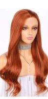 Lot of (14)&nbsp;Wavy Long Copper Red Orange Synthetic Wigs&nbsp;