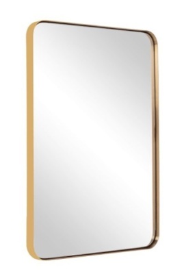 24"x36" Andy Star Gold Frame Mirror, New, Retail 169.99