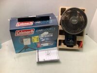 Coleman Recharchable Multi-Speed Fan, Appears New