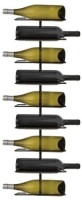 Nine Bottle Wall Mounted Wine Rack & Towel Holder, Iron Frame,&nbsp;9 Bottle Holder. Appears New&nbsp;