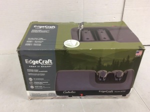 Edgecraft Electric Knife Shapener, Powers Up, E-Commerce Return