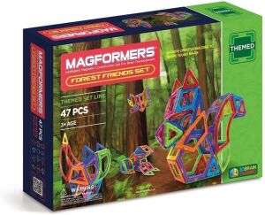 Magformers Forest Friends Set, 47 Piece Intelligent Magnetic Construction Set For Brain Development - Appears New